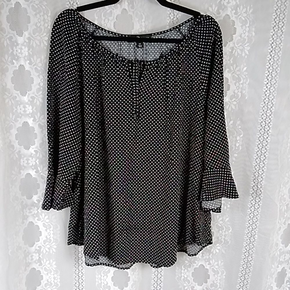 LOW PRICE FRED DAVID P0LCA WOMEN'S BLOUSE SIZE 2X NEW